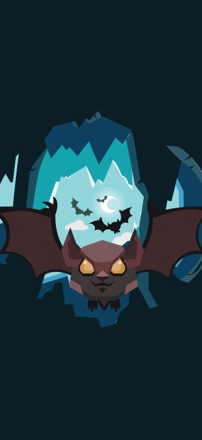 Fond d'écran iPhone Bat Vector Illustration