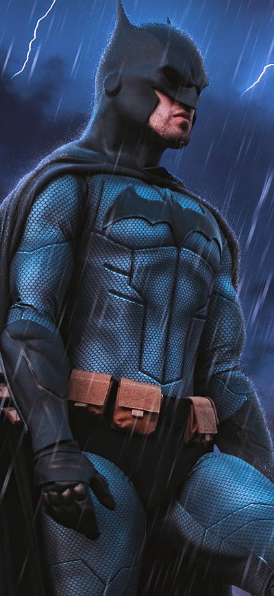 Fond d'écran iPhone The Batman Lightning 4k