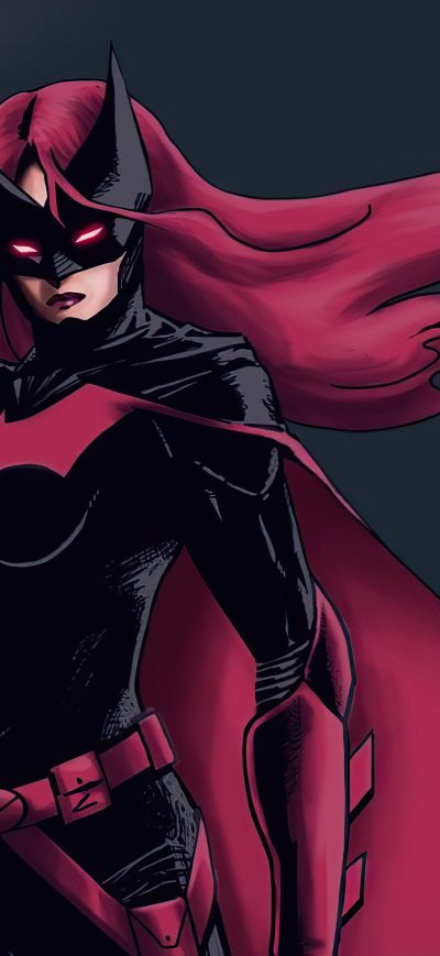 Fond d'écran iPhone Batwoman Red Suit 4k