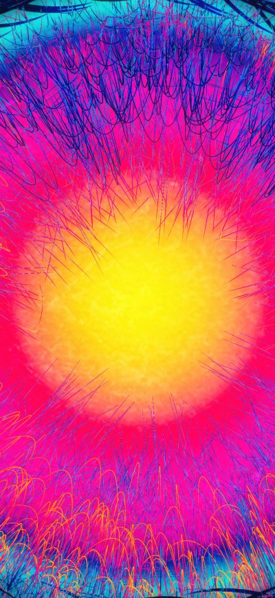 Fond d'écran iPhone Abstract New Life 4k