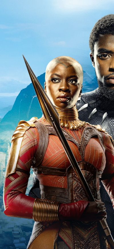 Fond d'écran iPhone Black Panther Theatre Poster 4k