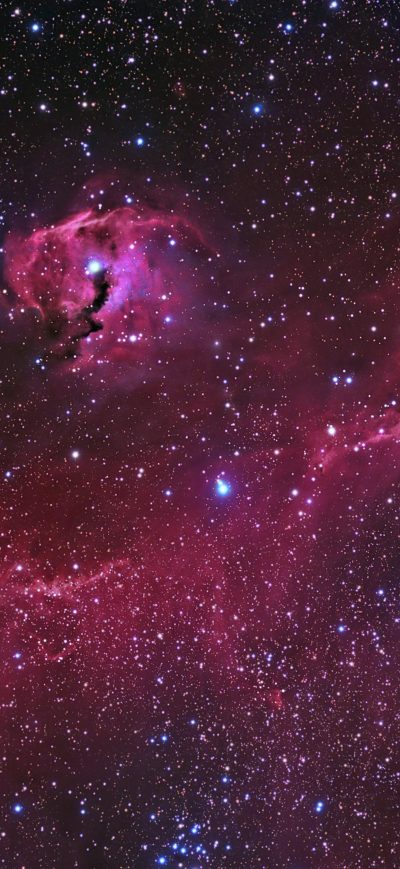 Fond d'écran iPhone Galaxy Nebula Planets Space Stars
