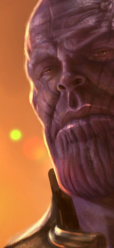 Fond d'écran iPhone Thanos 5k Artwork