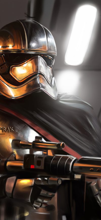 Fond d'écran iPhone Captain Phasma Art4k 2020