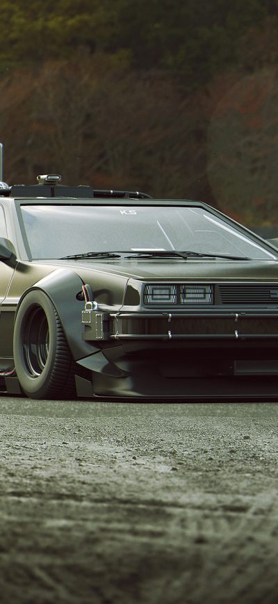 Fond d'écran iPhone DMC DeLorean Back To The Future Car
