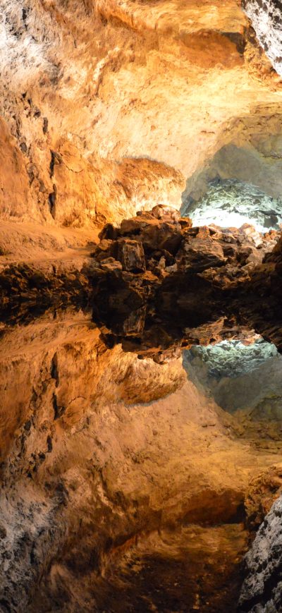 Fond d'écran iPhone Cave Water Reflection 4k