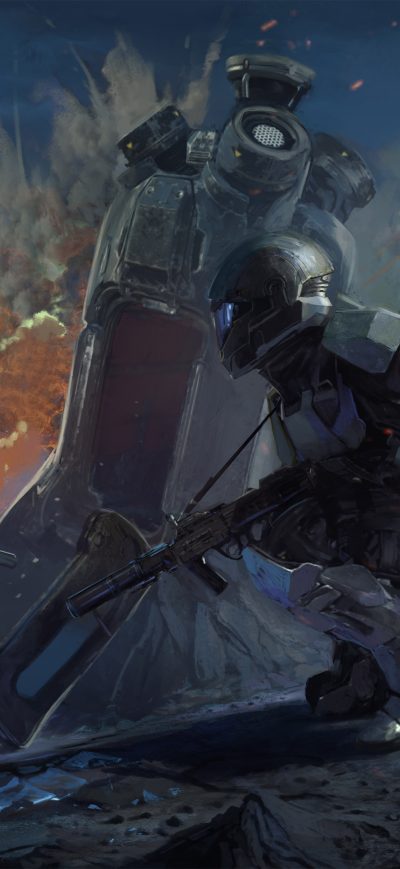 Fond d'écran iPhone Operation Spearbreaker Engagement Halo Wars 2