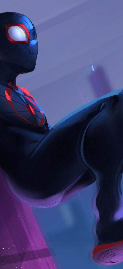 Fond d'écran iPhone SpiderMan Into The Spider Verse 2018 Fan Art