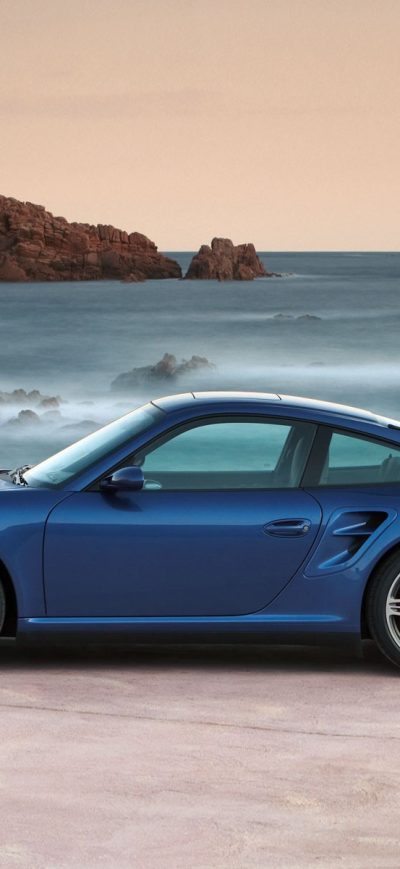 Fond d'écran iPhone Porsche Blue Car