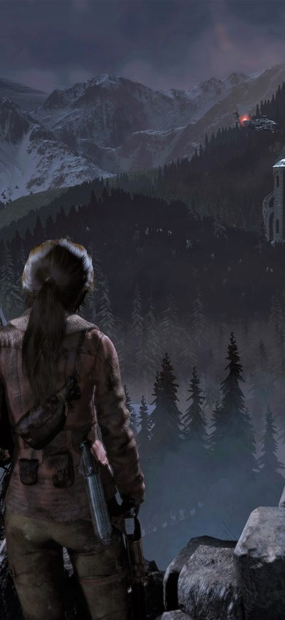 Fond d'écran iPhone 2018 Rise Of The Tomb Raider 8K