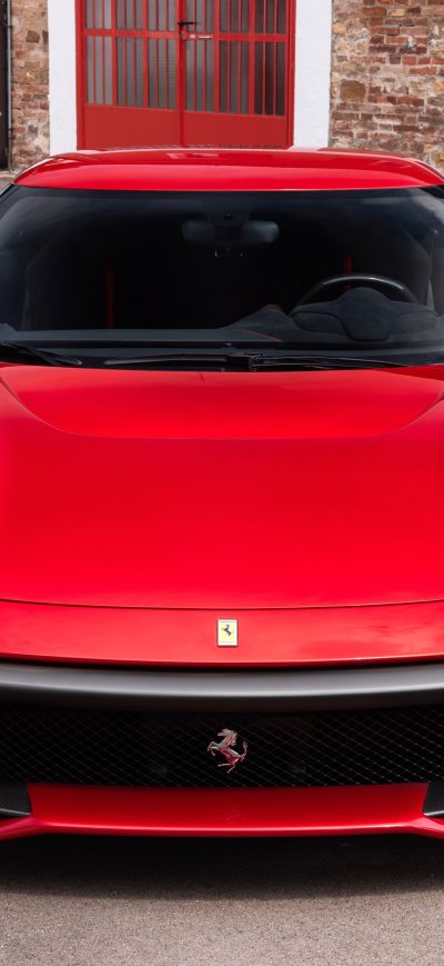 Fond d'écran iPhone Ferrari SP38 2018 4k