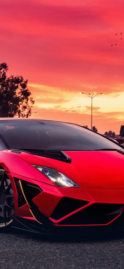 Fond d'écran iPhone Red Lamborghini Gallardo