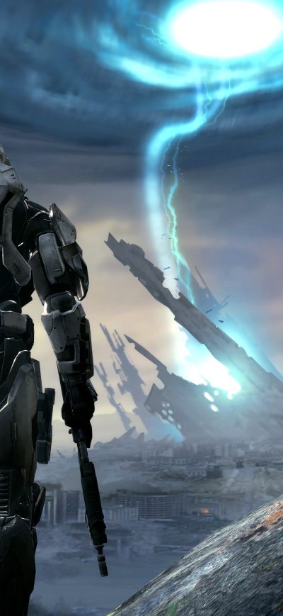 Fond d'écran Halo Game Artwork In 4k sur iPhone