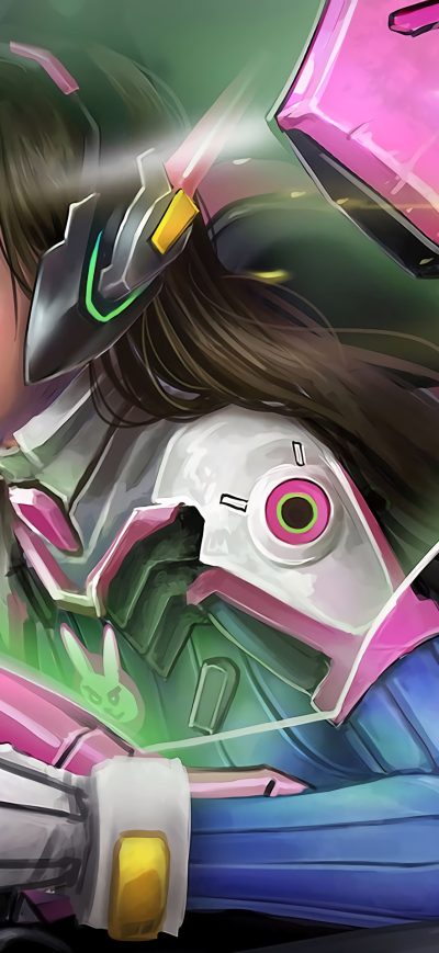 Fond d'écran iPhone Dva Overwatch Best Artwork