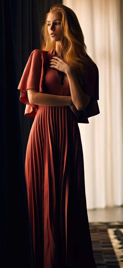 Fond d'écran iPhone Beautiful Dress Model Portrait 4k
