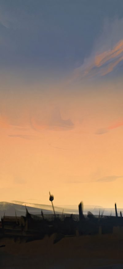Fond d'écran iPhone Horse Sunset 4k