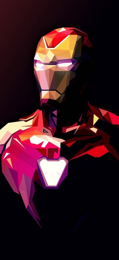 Fond d'écran iPhone Iron Man Illustration 2020