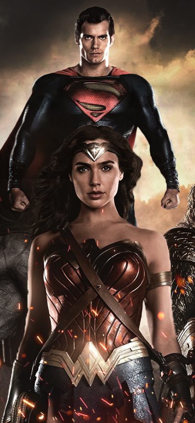 Fond d'écran iPhone Justice League Heroes 5k
