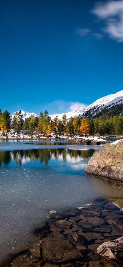 Fond d'écran iPhone Lagh Da Saoseo Lake In Switzerland 5k