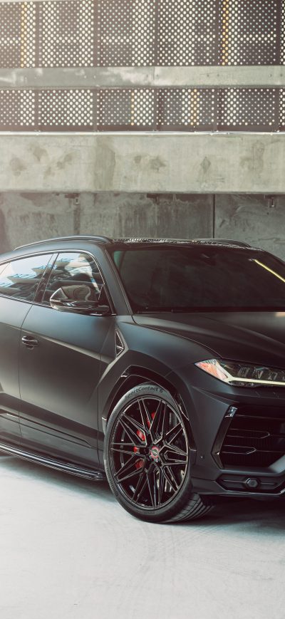 Fond d'écran iPhone Vossen RodSpeed Matte Black Urus 8k