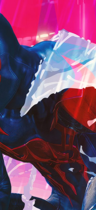 Fond d'écran iPhone Spiderman 2099 4k Artwork