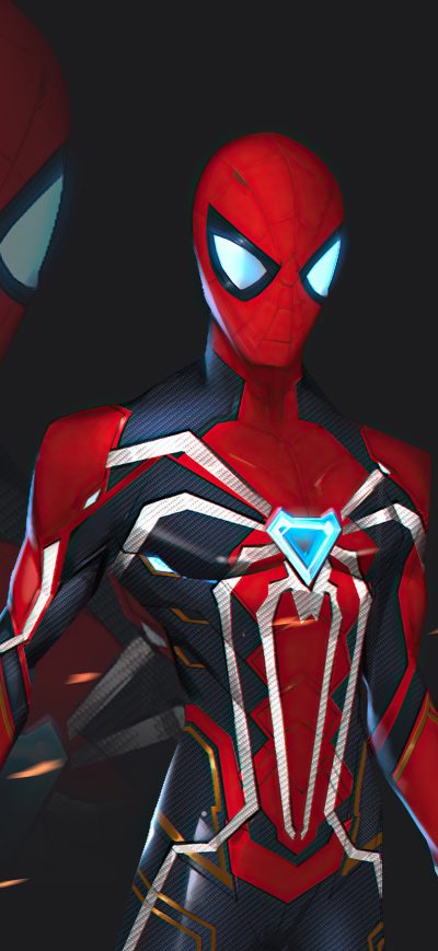 Fond d'écran iPhone Spiderman Black Suit 5k