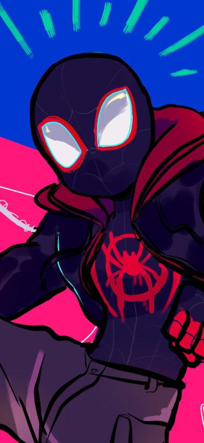 Fond d'écran iPhone Art New Miles Morales