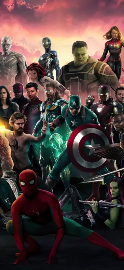 Fond d'écran iPhone Avengers Mashup