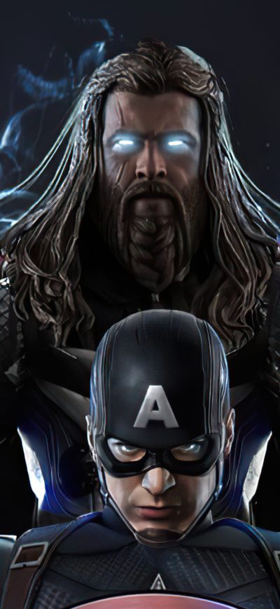 Fond d'écran iPhone Thor And Captain America 4k