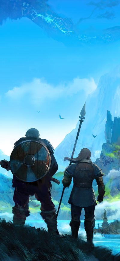 Fond d'écran Valheim sur iPhone