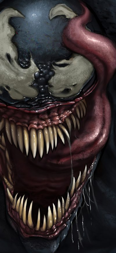 Fond d'écran iPhone Venom Big Face 4k