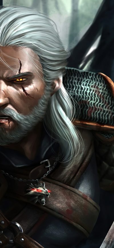 Fond d'écran 4k Witcher Artwork 2020 sur iPhone