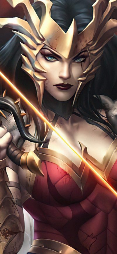 Fond d'écran iPhone Dark Knights Death Wonder Woman 4k
