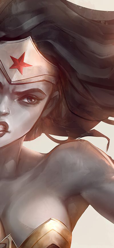 Fond d'écran iPhone Wonder Woman Power Mode