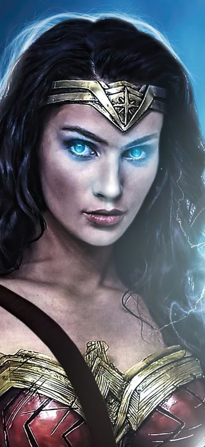 Fond d'écran iPhone Wonder Woman Powers 4k