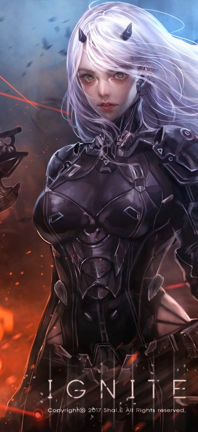 Fond d'écran Anime Girl Artwork sur iPhone