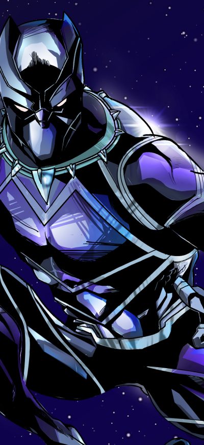 Fond d'écran iPhone Black Panther 4k New Artwork