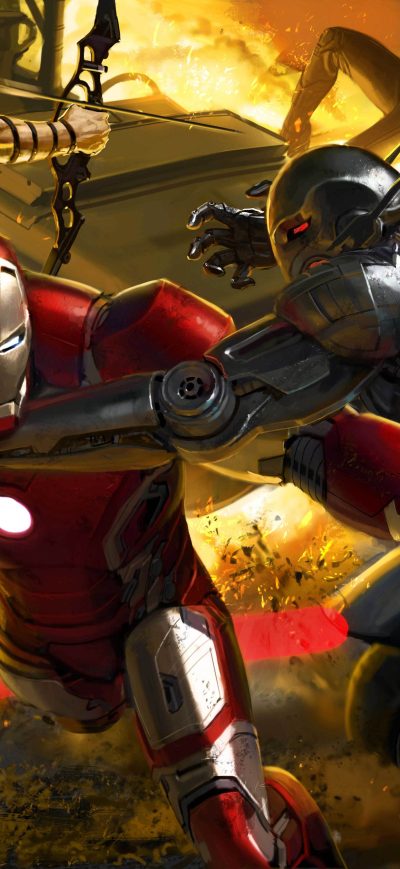 Fond d'écran iPhone Avengers Age Of Ultron Artwork 8k