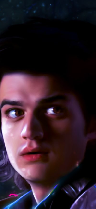Fond d'écran iPhone Joe Keery Stranger Things Fan Art 4k