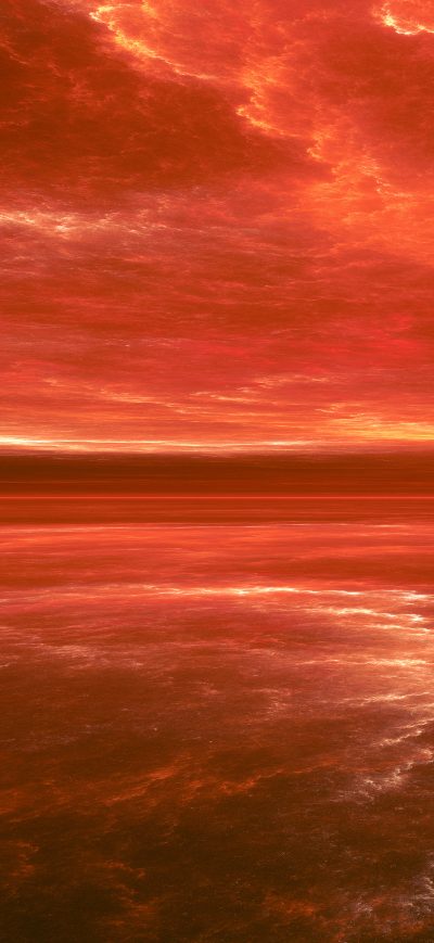 Fond d'écran iPhone Red Sky Abstract 4k