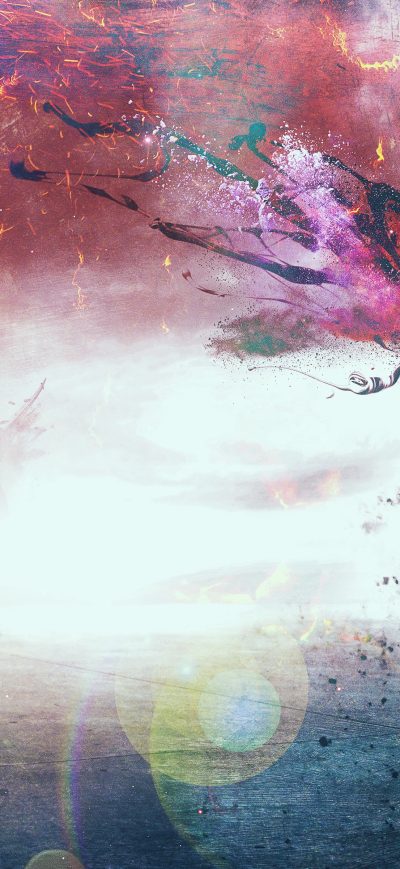 Fond d'écran iPhone Exploded Mind Mask Guy 4k