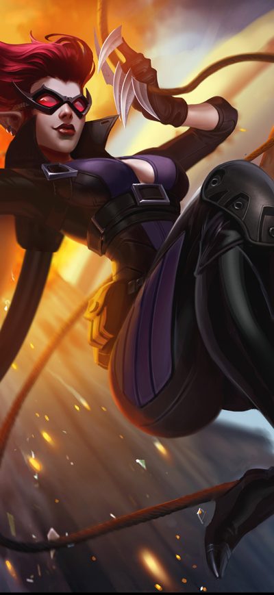 Fond d'écran League Of Legends Evelynn sur iPhone