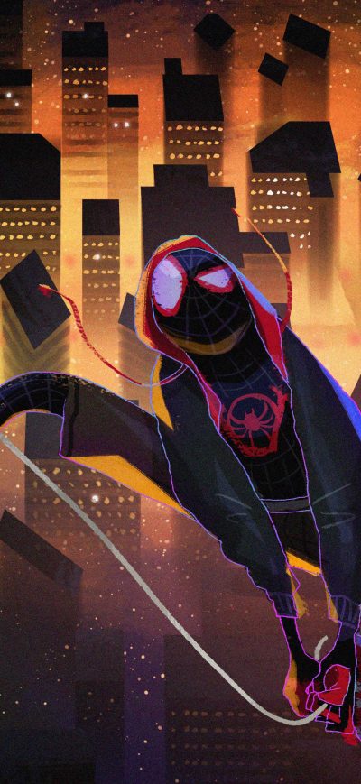 Fond d'écran iPhone Spider Man Universe Illustration
