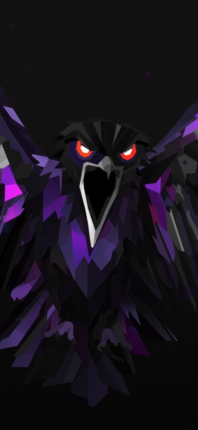 Fond d'écran iPhone Owl Justin Maller Facets