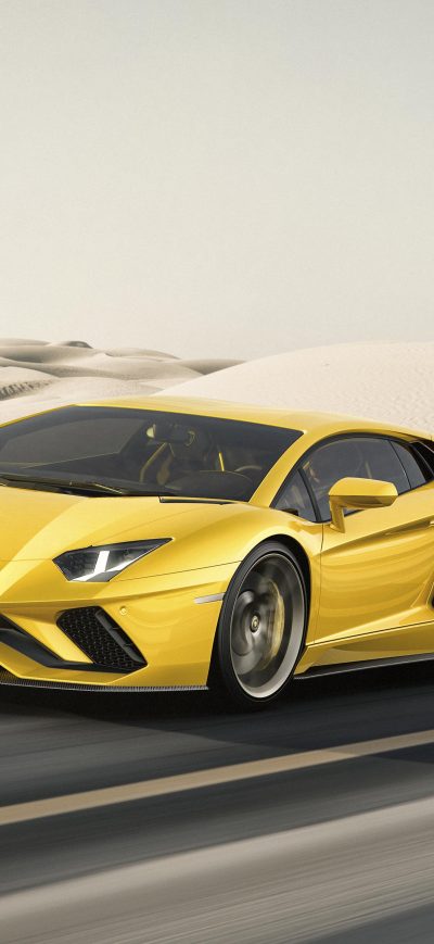 Fond d'écran Lamborghini Aventador S sur iPhone