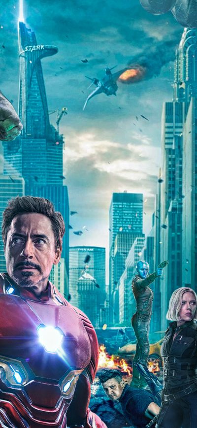 Fond d'écran iPhone Avengers 4 Battle At New York