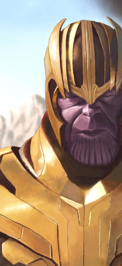 Fond d'écran iPhone Thanos 4k Artwork