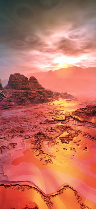 Fond d'écran iPhone Landscape Illustration Conceptual Art