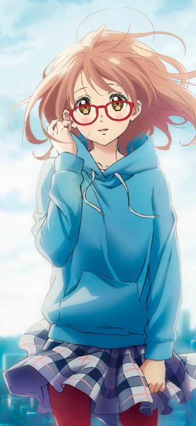 Fond d'écran iPhone Kyoukai No Kanata Anime Girl Kuriyama Mirai