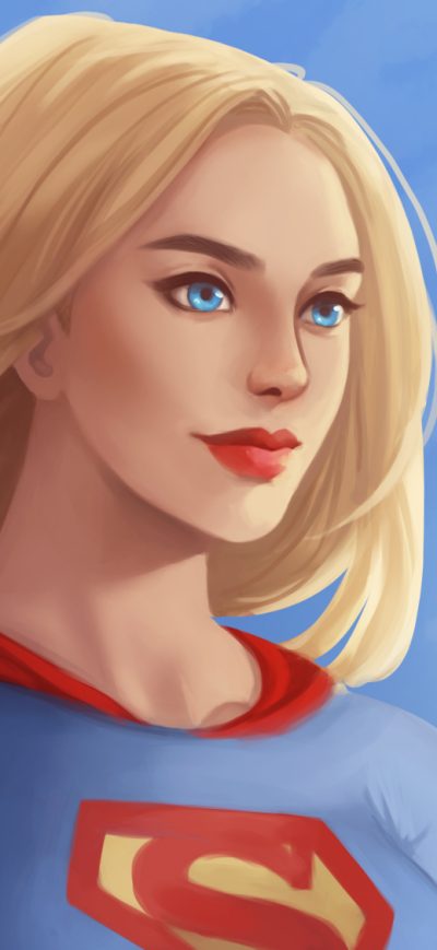 Fond d'écran iPhone Supergirl Comicart